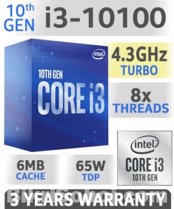 Intel 10th Gen Core i3 10100 Processor